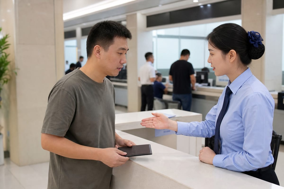 驾驶人在政务服务大厅咨询驾驶证补换业务