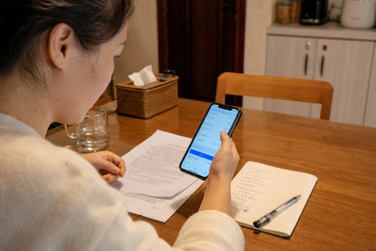 赵县购房人用手机银行页面与纸质购房合同逐项比对收款信息